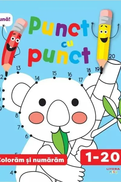 PUNCT CU PUNCT. Desenam si numaram de la 1 la 20
