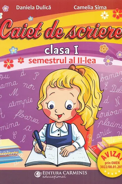 Caiet de scriere - Clasă 1 Sem.2