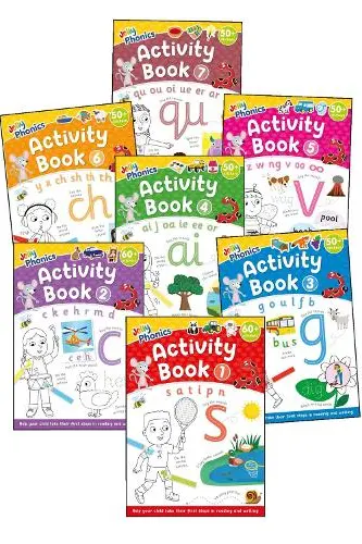 Jolly Phonics Activity Books 1-7