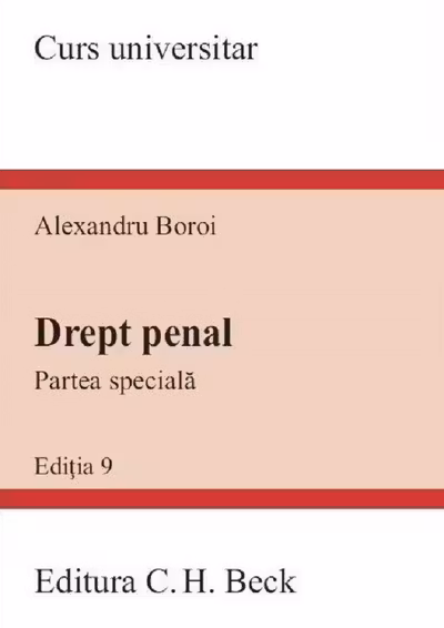 Drept penal. Partea speciala