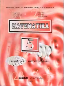 Matematica. Manual in Limba Maghiara pentru clasa a V-a
