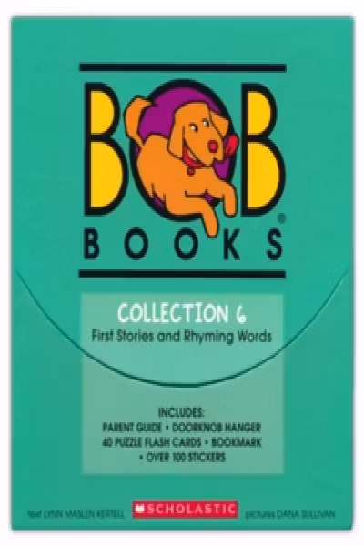 Bob Books Collection 6: 6 Books Box Set [First Stories and Rhyming Words]