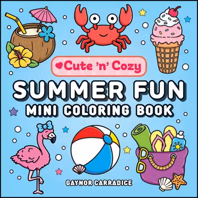 Summer Fun - Mini Coloring Book