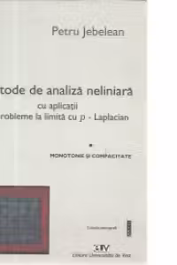 Metode de analiza neliniara cu aplicatii in probleme la limita cu p - Laplacian