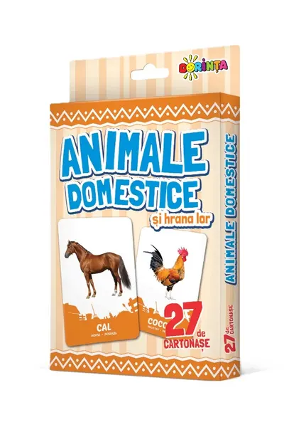 27 de cartonase. Animale domestice si hrana lor