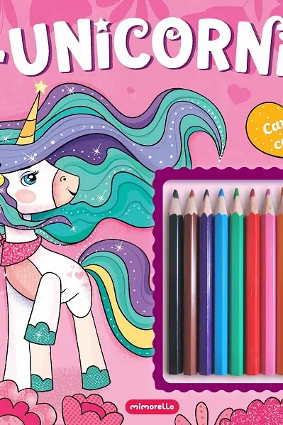 Unicorni. Carte de colorat