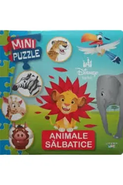 Animale salbatice. Mini puzzle