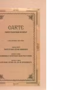 Carte foarte folositoare de suflet (care cuprinde trei parti: Partea Intai - Invatatura catre duhovnic Partea a doua - Conoanele Sfantului Ioan Postitorul Partea a treia - Sfatuire catre cel ce se spovedeste)