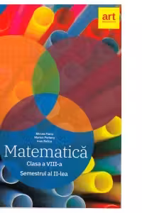 Matematica. Clasa a VIII-a. Semestrul al II-lea. Clubul matematicienilor