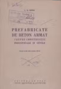 Prefabricate de beton armat pentru constructii industriale si civile (traducere din limba rusa)