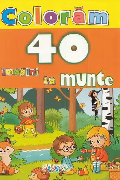Colorăm. 40 de imagini la munte