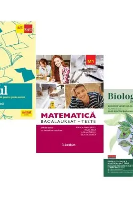 Pachet Bacalaureat 2026. Eseul. Pregatire individuala pentru proba scrisa, Matematica M1. Teste si Biologie pe intelesul tuturor clasele 9-10 - Liliana Paicu, Rodica Manolescu, Maria Ioana Cazan