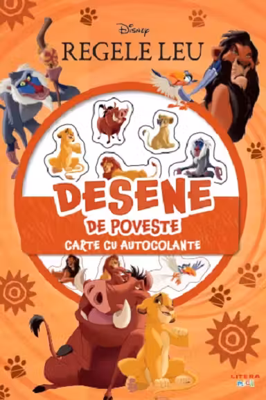 Disney: Regele Leu - Desene de poveste - Carte cu autocolante