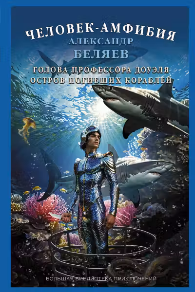 Человек-амфибия. Голова профессора Доуэля. Остров погибших кораблей. Беляев