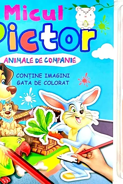 Micul pictor: Animale de companie. - Set 8 creioane