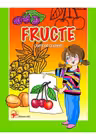 Fructe. Carte de colorat.