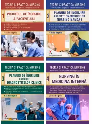 Pachet Teoria si practica nursing. Volumele 1, 2, 3 si 4