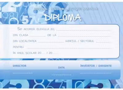 Diploma scolara MATEMATICA (DLFD014)