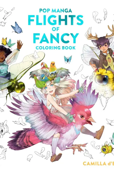 Pop Manga Flights of Fancy Coloring Book