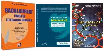 Pachet Bacalaureat 2026. Limba si literatura romana, Matematica filiera tehnologica: servicii, resurse si tehnic si Chimie organica pentru liceu - Mariana Badea, Marius Burtea, Elena Alexandrescu