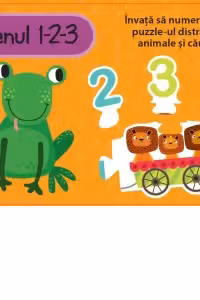 TRENUL 1-2-3 (Set carte + puzzle)