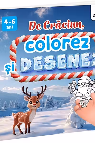 De Craciun, colorez si desenez