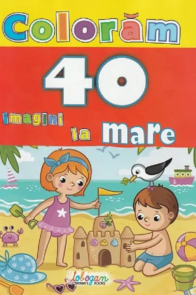 Colorăm 40 imagini. La mare