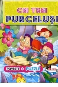 Povesti cu Puzzle. Cei trei purcelusi