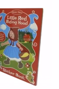Scufita Rosie - carte de colorat cu stickere