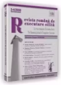 Revista romana de executare silita nr. 3-4/2008 - Serie noua, anul V