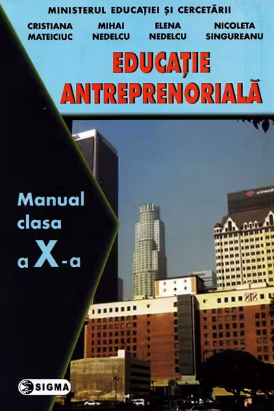 Educație antreprenorială - Clasa 10 - Manual