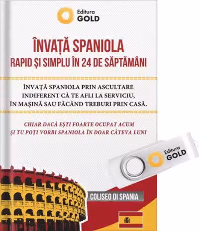 Învață spaniola rapid și simplu în 24 de săptămâni + Stick USB