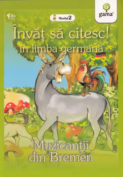 Invat sa citesc in limba germana! Muzicantii din Bremen. Nivelul 2