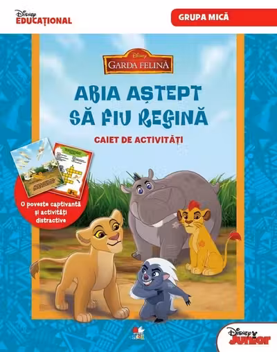 Garda felina. Abia astept sa fiu regina. Caiet de activitati