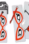 Pull-a-Face Bookmarks: Red Glasses