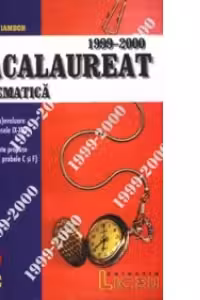 Bacalaureat - Matematica 1999 - 2000