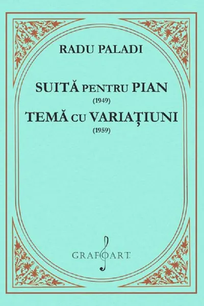 Suita pentru pian 1949. Tema cu variațiuni 1959