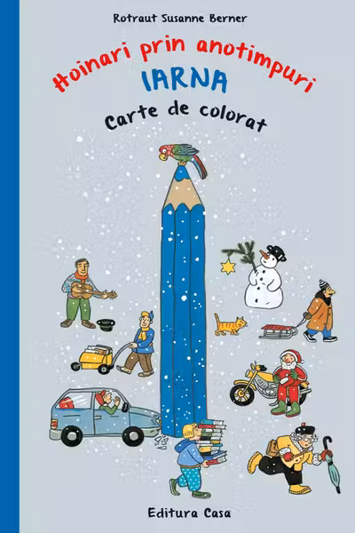 Carte de colorat - Hoinari prin anotimpuri. Iarna