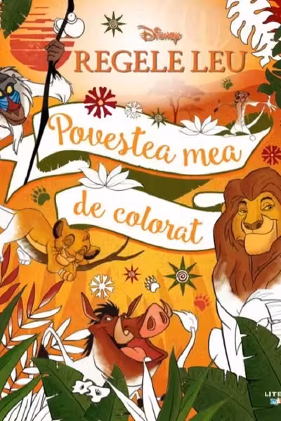 Regele Leu - Povestea mea de colorat