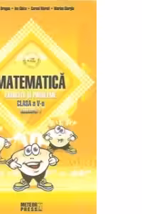 Matematica Exercitii si probleme pentru clasa a V-a, semestrul I