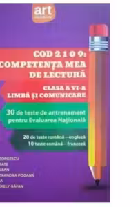 COD 2109: Competenta mea de lectura clasa a VI-a limba si comunicare