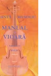 Manual de vioara. Volumul IV - Anexa