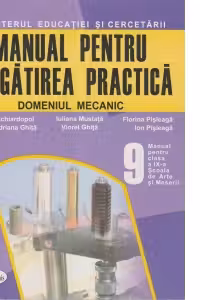 Manual pentru pregatirea practica, domeniul mecanic. Clasa a IX-a