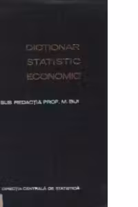 Dictionar statistic economic