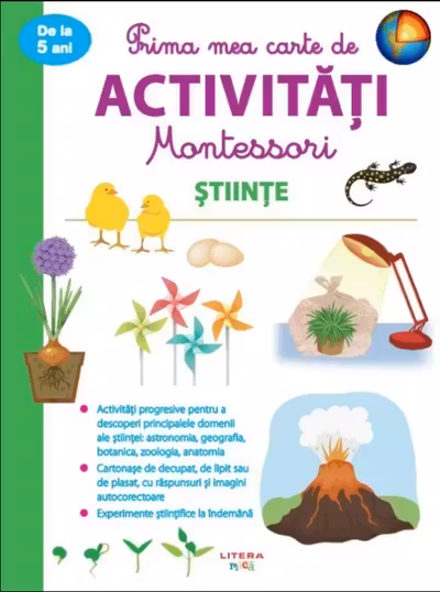 Prima mea carte de activitati Montessori