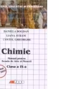 CHIMIE. MANUAL PENTRU SCOALA DE ARTE SI MESERII - CLASA a IX-a