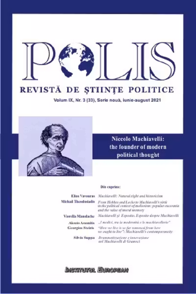 Polis Vol.9 Nr.3(33) Serie nouă iunie-august 2021. Revista de Științe politice
