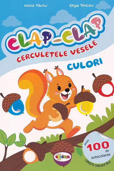 Clap - Clap cerculete vesele. Culori