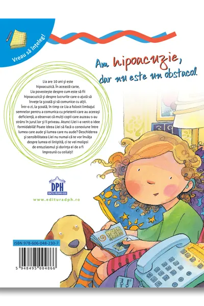 Am hipoacuzie, dar nu este un obstacol