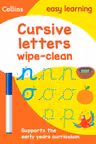 Collins Easy Learning: Cursive Letters Wipe-Clean Activity Book (Ages 3-5)